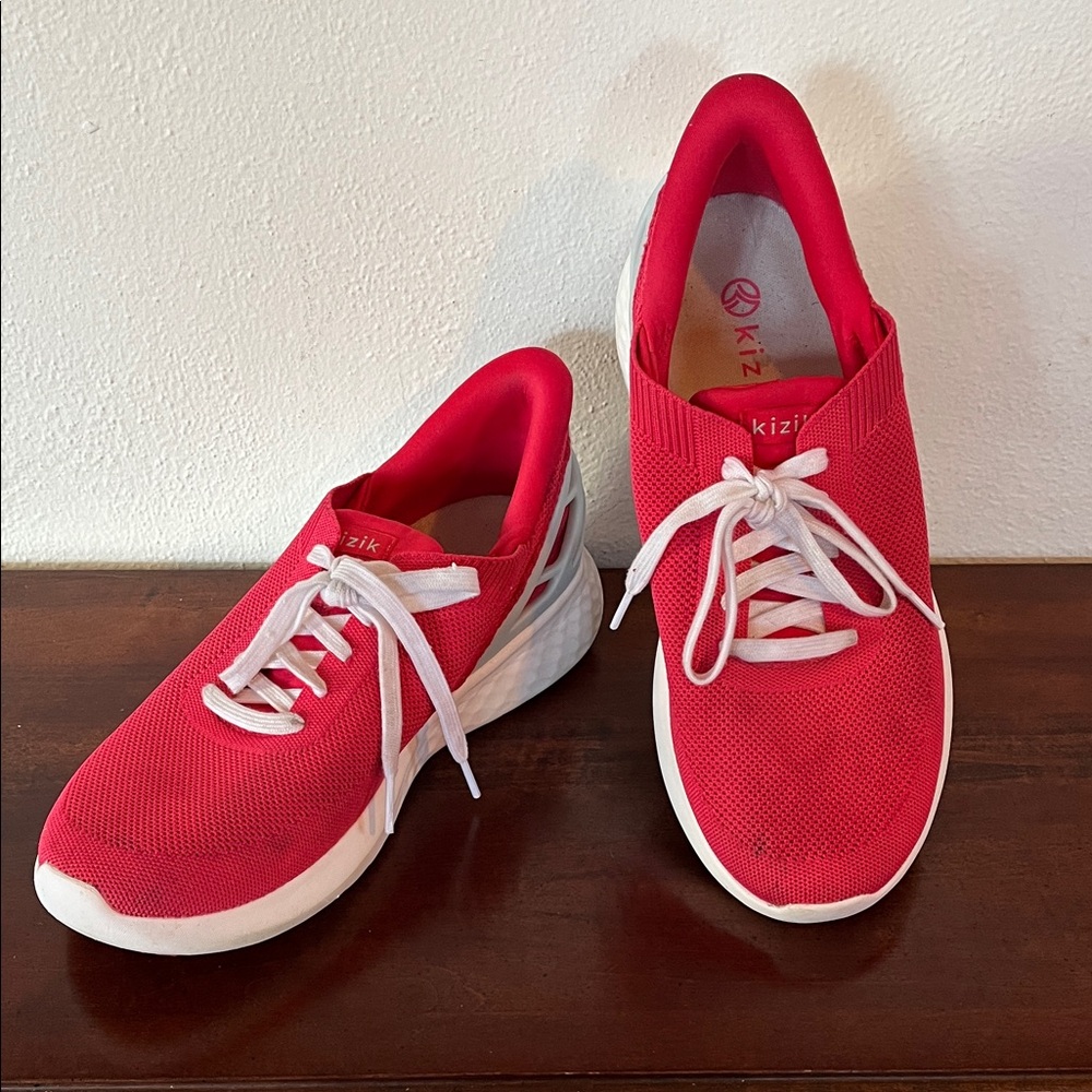 Kizik Athens Vibrant Pink Slip-on Sneakers Size W10.5  M9